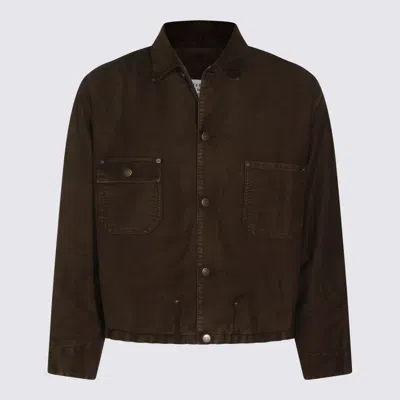 Maison Margiela Khaki Cotton Casual Jacket In Green