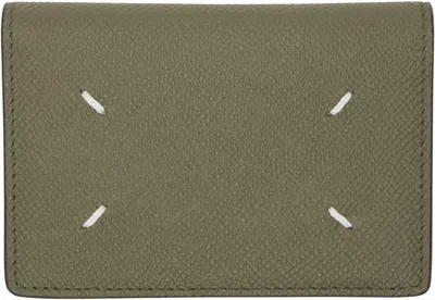 Maison Margiela Khaki Slim Card Holder