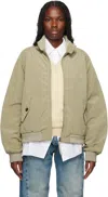 Maison Margiela Khaki Sports Jacket In 731 Beige