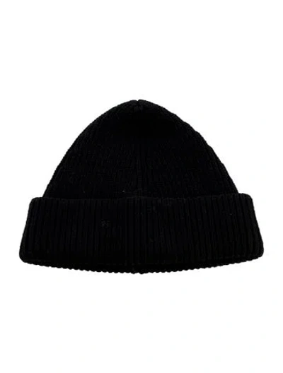 Pre-owned Maison Margiela Knit Beanie In Black