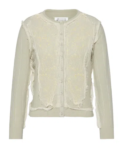 Maison Margiela Knit Cardigan In Neutral