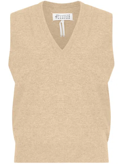 MAISON MARGIELA KNIT V-NECK VEST
