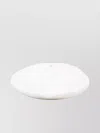Maison Margiela Four-stitch Wool Beret In White
