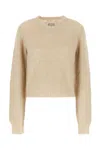 Maison Margiela Woman Sweater Beige Size S Hemp In 113