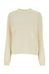 Maison Margiela Nostalgic Boucle Knit Sweater In Beige O Tan