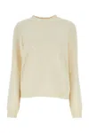 Maison Margiela Nostalgic Boucle Knit Sweater In Beige O Tan