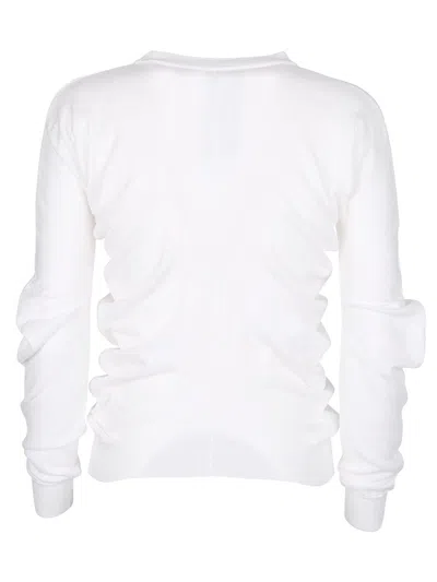 Maison Margiela Slim Fit Sweater In White