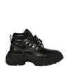 Maison Margiela Lace-up Boots In Black