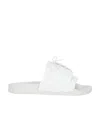 Maison Margiela Lace-up Flip Flops In White