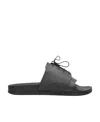 Maison Margiela Man Sandals Black Size 11 Rubber In Black