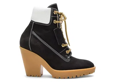 Pre-owned Maison Margiela Lace Up Suede Booties (women's) Sneakers In Brown/gum