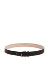 Maison Margiela Lamb Skin Belt In Black