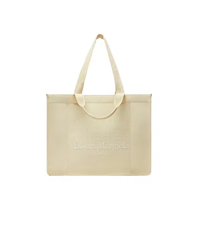 Maison Margiela Large Cabas Tote Bag In Nude