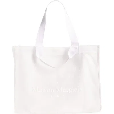 Maison Margiela Large Cabas Tote In White