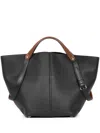 Maison Margiela Large Dress-age Shoulder Bag In 黑色