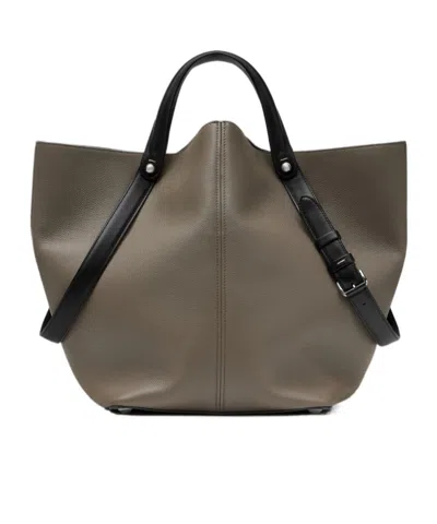 Maison Margiela Large Dress-age Shoulder Bag In Green