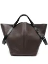 Maison Margiela Large Dress-age Tote Bag In Brown