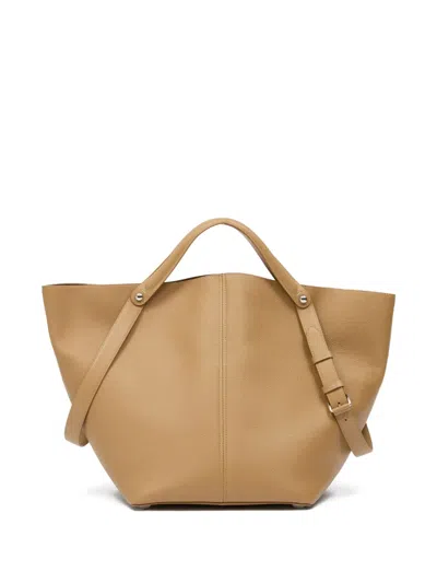 Maison Margiela Large Dress-age Tote Bag In Brown