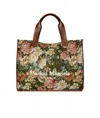 Maison Margiela Large Floral-print Tote Bag In Multicolor