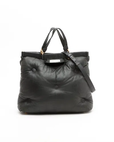 Maison Margiela Large Glam Slam Tote Bag In Black