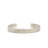 MAISON MARGIELA LARGE MARGIELA LOGO CUFF BRACELET