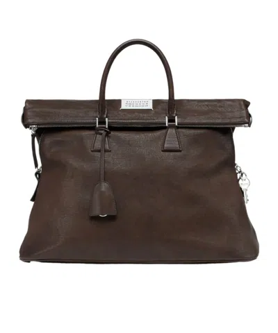 Maison Margiela Large Tote Bag In Black