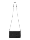 Maison Margiela Large Wallet With Chain In Black