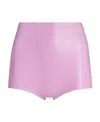 Maison Margiela Latex Underwear In Pink