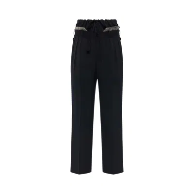 Pre-owned Maison Margiela Laye Pleated Trouser 'black' | Men's Size 50
