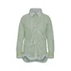 Maison Margiela Layered Shirt With Collar And Ruffles