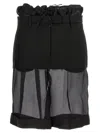 Maison Margiela Deconstructed Layered Midi Skirt