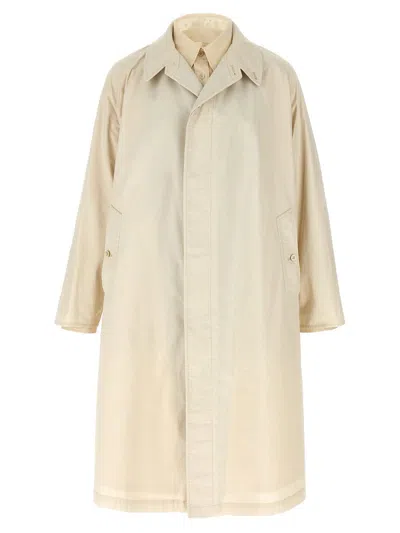 MAISON MARGIELA MAISON MARGIELA LAYERED TRENCH COAT