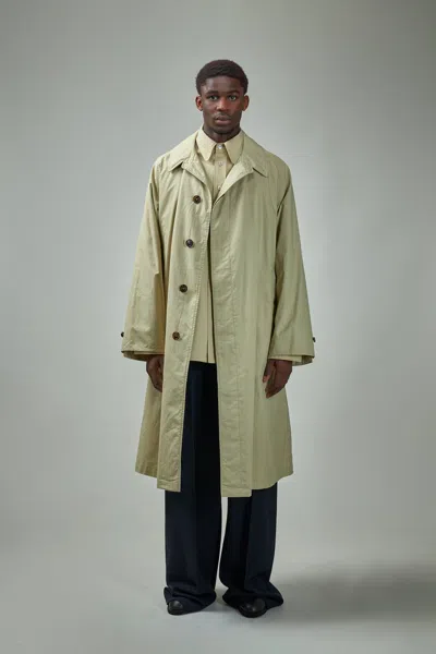 Maison Margiela Layered Trench Coat In Beige