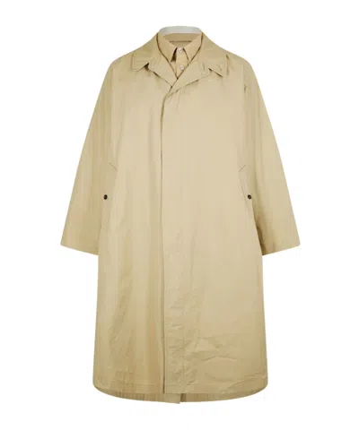 Maison Margiela Layered Windbreaker In Neutral