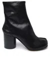 Maison Margiela Block Heel Leather Round Toe Boots