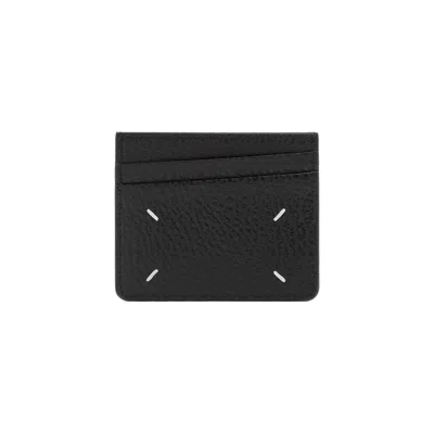 Maison Margiela Leather 6 Card Holder Men In Black