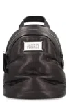 Maison Margiela Leather Backpack Glam Slam In Black