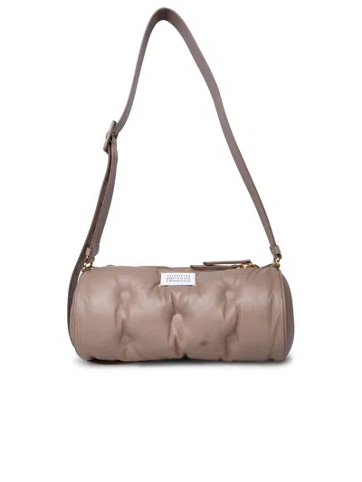 Maison Margiela Leather Bag Nude In Biche