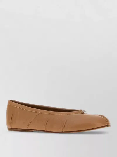Maison Margiela Leather Ballerina Flats