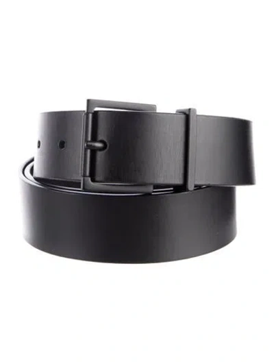 Pre-owned Maison Margiela Leather Belt In Black