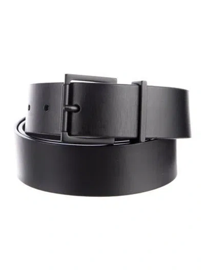 Pre-owned Maison Margiela Leather Belt In Black