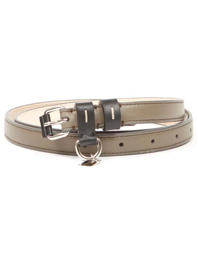 Maison Margiela Leather Belt In Brown