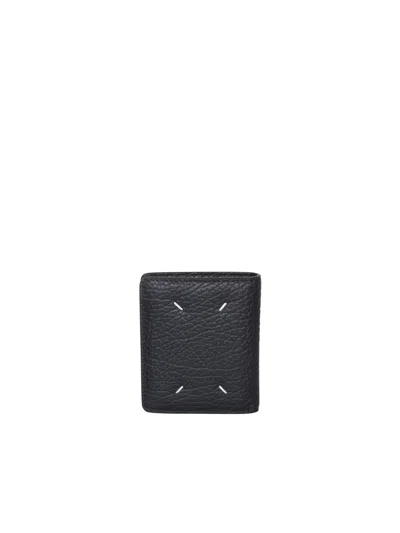 Maison Margiela Leather Bifold Wallet In Black