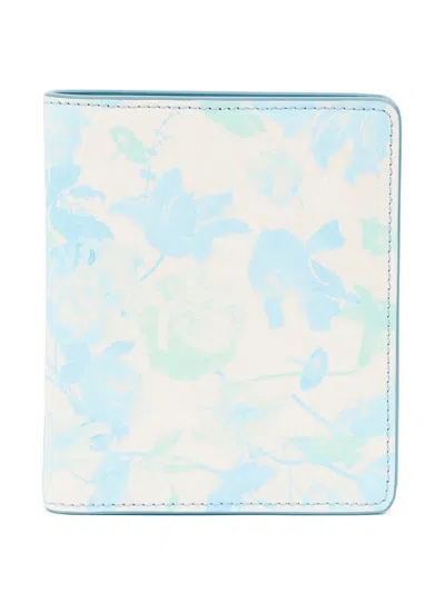 Maison Margiela Leather Bi-fold Wallet In Neutral