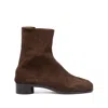 Maison Margiela Leather Tabi Ankle Boots 30