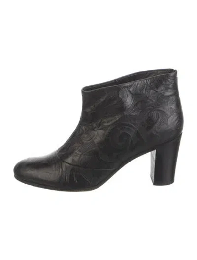 Pre-owned Maison Margiela Leather Boots In Black