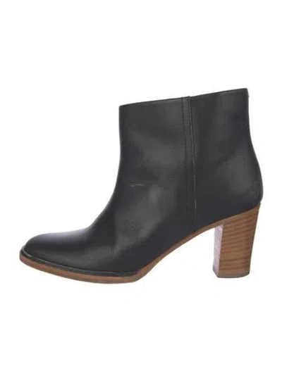 Pre-owned Maison Margiela Leather Boots In Black