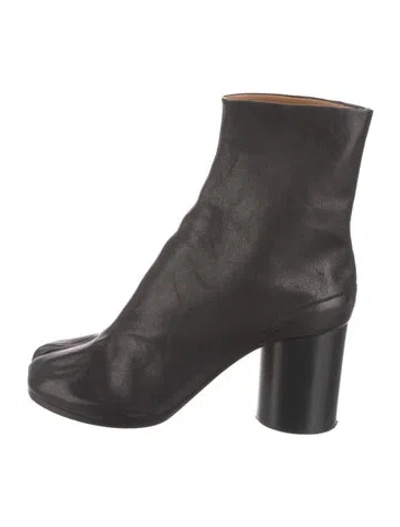 Pre-owned Maison Margiela Leather Boots In Black