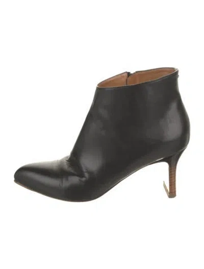 Pre-owned Maison Margiela Leather Boots In Black