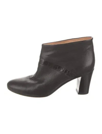 Pre-owned Maison Margiela Leather Boots In Black